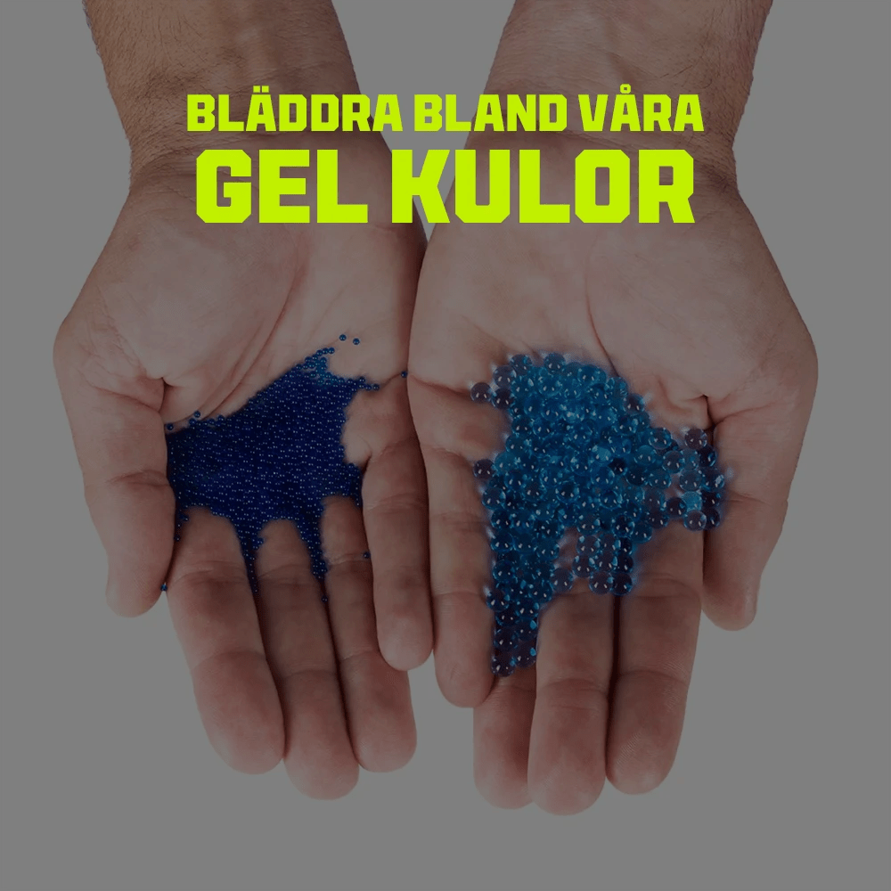 Gel kulor - Vunja Gel Blaster Sverige